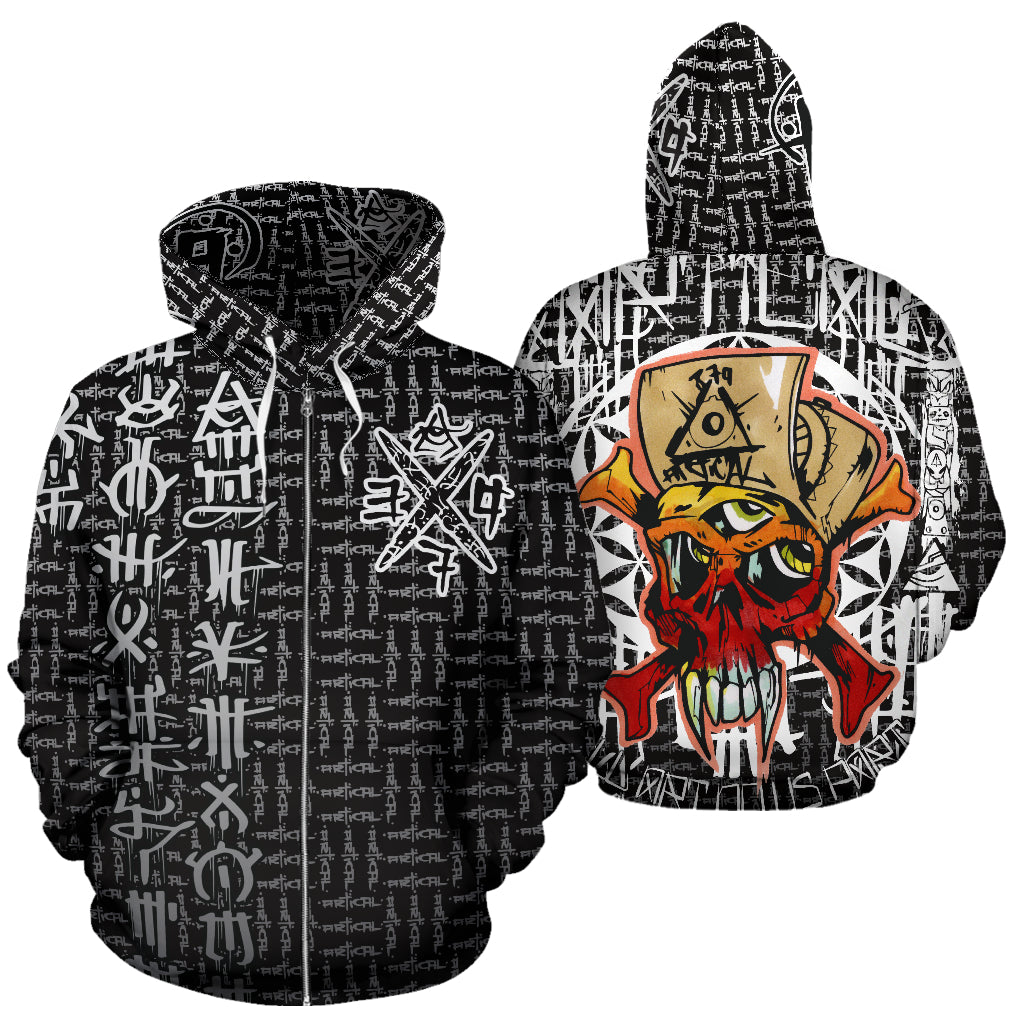 Skully-Fire Hoodie